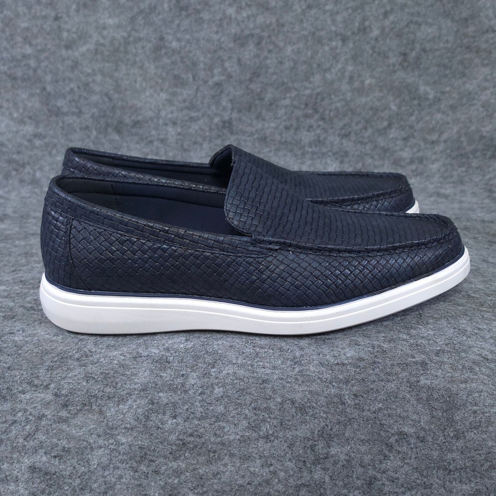Giorgio Brutini Ren Navy Woven Loafers Mens‎ 11 M Memory Foam Slip On Shoes
